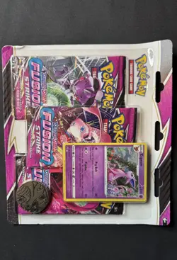 Pokemon Sword & Shield Fusion Strike 3 Pack Blister Espeon Promo Swirl 💫💫 - Image 2