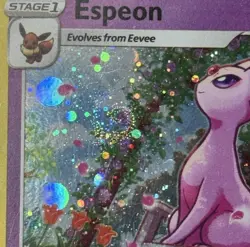 Pokemon Sword & Shield Fusion Strike 3 Pack Blister Espeon Promo Swirl 💫💫 - Image 4