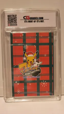 2024 Pokemon CG 10 Pristine MARIO PIKACHU Christmas TCG PONCHO - Image 2