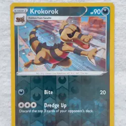 Krokorok 079/159 Crown Zenith Reverse Holo Pokemon TCG - Image 3