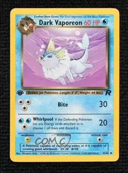 Dark Vaporeon 1st Ed. Pokemon Team Rocket #45 2000 - Image 1