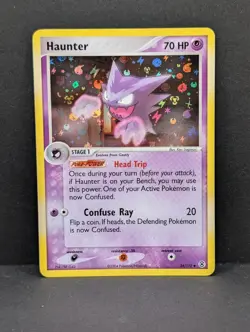 Haunter 34/112 FireRed & LeafGreen Reverse Holo Rare Pokemon TCG Nintendo NM - Image 1
