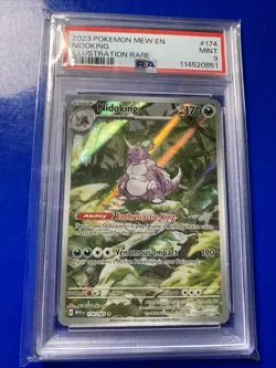 Pokemon SV Scarlet & Violet 151 Illustration Rare Nidoking 174/165 PSA 9 MINT - Image 1