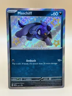 Pokemon Scarlet & Violet Black Star Promo - Maschiff (Baby Shiny) SVP 071 - Image 1