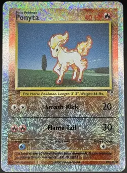Pokemon TCG Legendary Collection Ponyta Reverse Holo 87/110 MP - Image 1