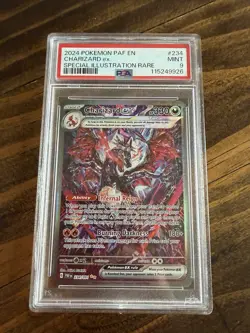 2024 Pokemon Paldean Fates Charizard ex Special Illustration Rare #234/091 PSA 9 - Image 1