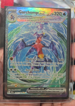 Pokemon SV04: Paradox Rift Garchomp ex Special Illustration Rare Holo 245/182 LP - Image 1