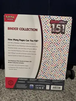 Pokemon Scarlet & Violet 151 Binder Collection Box Factory Sealed 820650853142 - Image 3