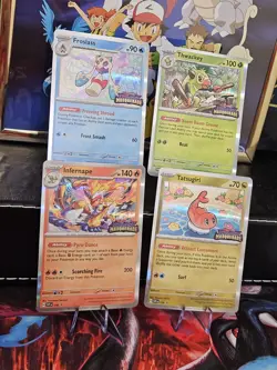 Pokemon Twilight Masquerade Stamped Pre-Release 115 116 117 118 Promo Set SVP NM - Image 2