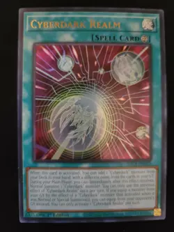 Yu-Gi-Oh! CYBERDARK REALM SDCS-EN023 1ST ED NM x3 PLAYSET - Image 1