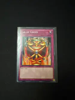 Jar of Greed YS14-EN038 Super Starter: Space-Time Showdown 1st Edition - Image 1