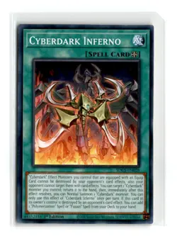 3x Cyberdark Inferno - SDCS-EN028 - YuGiOh-LP - Image 1