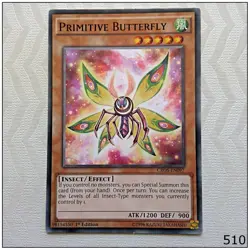 Primitive Butterfly - CROS-EN097 - Common 1st Edition Yugioh - Image 1