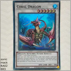 Coral Dragon - RA02-EN031 - 1st Edition Yugioh - Image 1