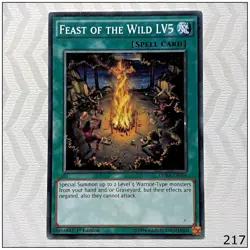 Feast of the Wild - LV5 - DUEA-EN056 - Common 1st Edition Yugioh - Image 1