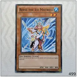 Reese the Ice Mistress - GLD3-EN030 - Common Yugioh - Image 1