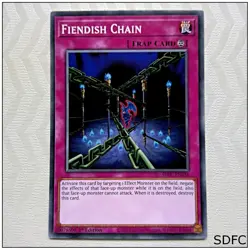 Fiendish Chain - SDFC-EN036 - Common 1st Edition Yugioh - Image 1