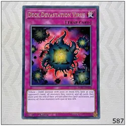 Deck Devastation Virus - WISU-EN058 - Rare 1st Edition Yugioh - Image 1