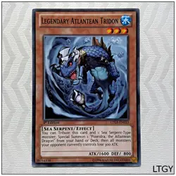 Legendary Atlantean Tridon - LTGY-EN033 - Common 1st Edition Yugioh - Image 1