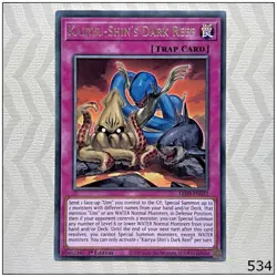 Kairyu-Shin's Dark Reef - LED9-EN022 - Rare 1st Edition Yugioh - Image 1