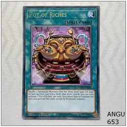 Pot of Riches - ANGU-EN055 - Rare 1st Edition Yugioh - Image 1
