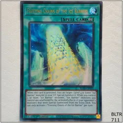 Freezing Chains of the Ice Barrier - BLTR-EN103 - Ultra Rare 1st Edition Yugioh - Image 1