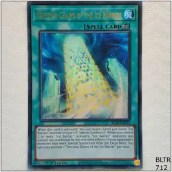 Freezing Chains of the Ice Barrier - BLTR-EN103 - Ultra Rare 1st Edition Yugioh - Image 1