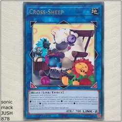 Cross-Sheep - JUSH-EN048 - Rare 1st Edition Yugioh - Image 1
