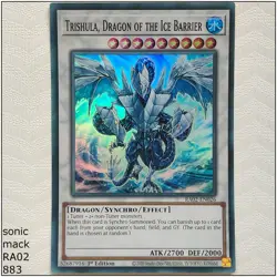 Trishula, Dragon of the Ice Barrier - RA02-EN026 - 1st Edition Yugioh - Image 1