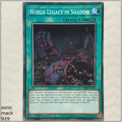 World Legacy in Shadow - CIBR-EN057 - Common 1st Edition Yugioh - Image 1