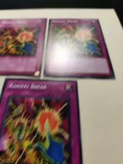 3x Raigeki Break YS11-EN037 Common 1st Edition LP - Image 4