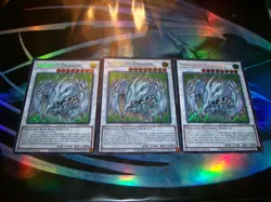 3x Stardust Dragon Chibi Art 1st Edition Secret Rare L5DD-ENS01 Yu-Gi-Oh! - Image 1