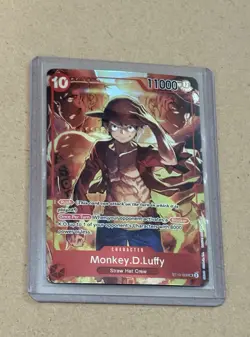 Monkey D Luffy ST10-006 Treasure Booster Promo One Piece Full Holo Alt Art LP - Image 1