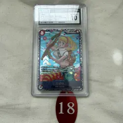 CGC 10 GEM MINT Hibari OP11-010 SR Flagship Battle Prize - ONE PIECE 18 - Image 1