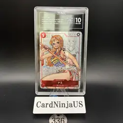 TAG GEM MINT 10 (978) Nami Parallel OP01-016 R 25th Edition ONE PIECE 336 - Image 1