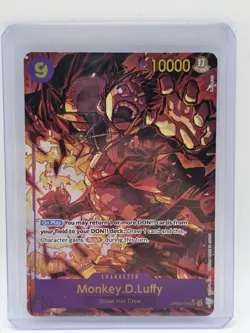 Monkey D Luffy OP09-119 SEC Alt Art Emperors in the New World One Piece Eng NM - Image 1