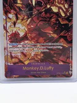 Monkey D Luffy OP09-119 SEC Alt Art Emperors in the New World One Piece Eng NM - Image 3