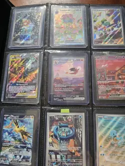 Pokemon TCG Binder Full of Pokemon Cards in English,, IRs, Holos Chase Cards - Image 1