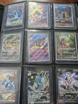 Pokemon TCG Binder Full of Pokemon Cards in English,, IRs, Holos Chase Cards - Image 3
