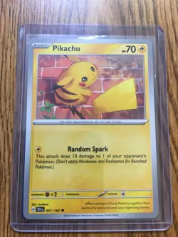 Lot Of 2 PIKACHU 051/162 POKEMON CARD TEMPORAL FORCES TCG Trading Card Game - Image 2