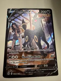 Pokemon TCG Umbreon V TG22/TG30 Ultra Rare Art Brilliant Stars Card - Image 2