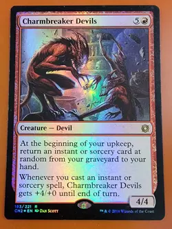 1x Charmbreaker Devils | FOIL | Conspiracy Take the Crown | MTG Magic Cards - Image 1