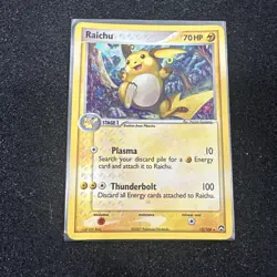 Pokemon TCG Raichu EX Power Keepers Holo Card 12/108 EX Rare - Image 1