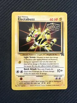 Pokemon Card: Electabuzz WB First Movie Promo 2/53 - Image 1