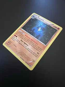 Lucario 80/113 B&W Legendary Treasures 2013 Pokemon Card Holo Rare NM - Image 3