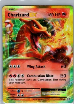 Charizard EX 12/108 XY - Evolutions - Pokemon Card - LP - Image 1