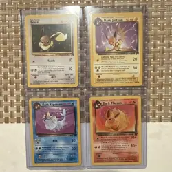 Pokemon Team Rocket Eevee & Dark Evolutions TCG Card Lot Wizards of the Coast NM - Image 1
