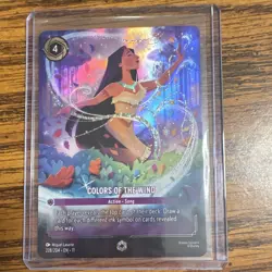 Disney Lorcana Colors of the Wind Foil Pocahontas Card 228/204 English Enchanted - Image 1