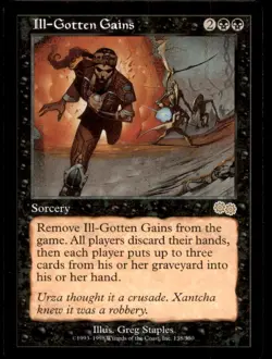 Ill-Gotten Gains LP Light Play Urza's Saga MTG [6237] - Image 1