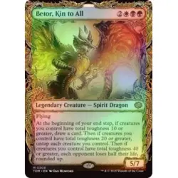 Foil Betor, Kin To All (showcase) M/NM Magic MTG Tarkir: Dragonstorm - Image 1